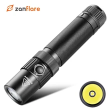 USB Rechargeable LED Flashlight, Zanflare F1 LED Torch 7 Light Modes, IP68 Waterproof, Cree XPL V6, 18650 Tactical Flashlight lucky bag with zanflare b3 3 led bike light