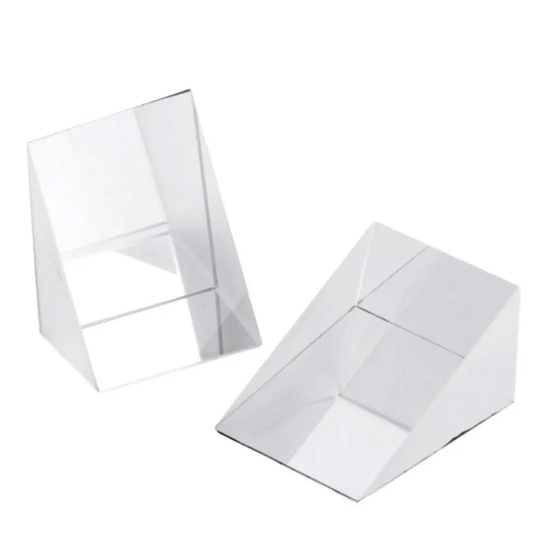 Lente de Vidro Prismas do Ângulo k9 de Ensaios de Materiais Óptico Triangular Isósceles Prismas Direito Instrumento mm * 10 10mm