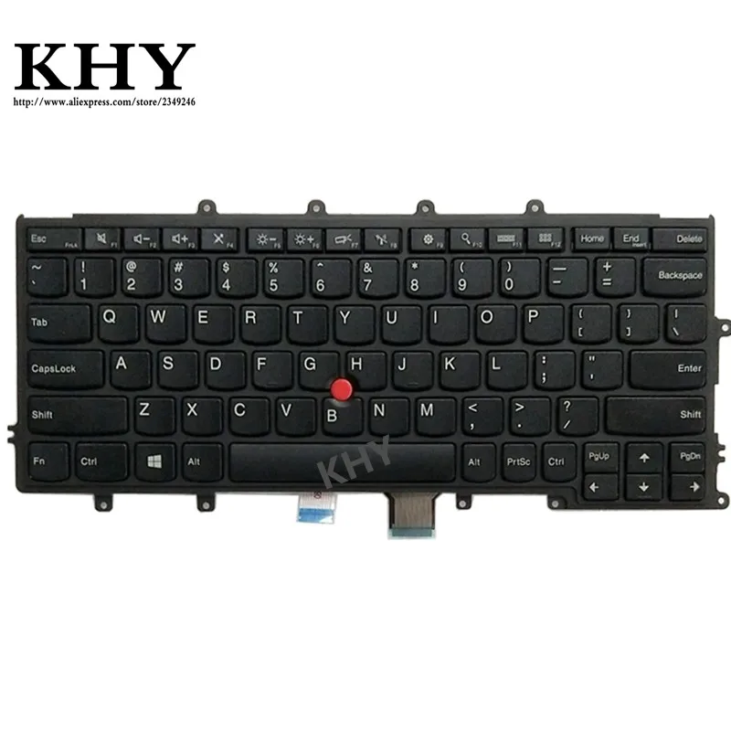 Светодиод US IND клавиатура для Thinkpad X230S X240 X240S X250 X260 X270 A275 FRU 04Y0900 04Y0938 04X017 04X0213 01EP024 01EN548 - Цвет: US NBL