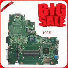 SHUOHU K46CM For ASUS Laptop motherboard K46CM A46C K46CA mainboard REV2 0 Integrated with cpu 1007U
