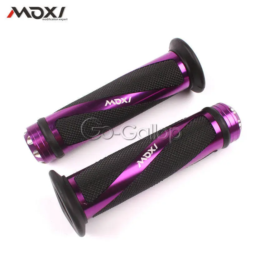 NEX Performance Universal Motorcycle Bar Ends Black/Purple for 7/8 or 1 open end Bars 