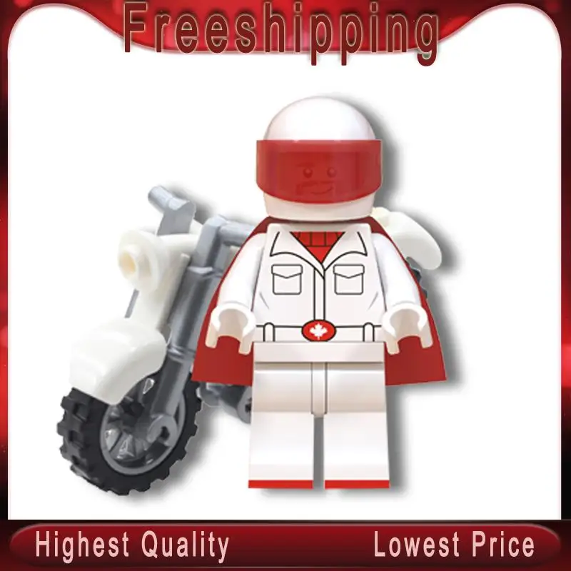 Toys Story 4 Duke Caboom Buzz Lightyear Woody Jessie Alien Ducky Bo Peep Bonnie Building Blocks action figure Movie toy WM698