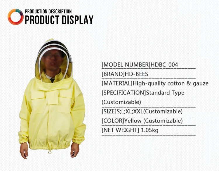Защита для Пчеловодство куртка Пчеловодство пчела хлопок и Graze пальто пчеловод костюм HDBC-004Y