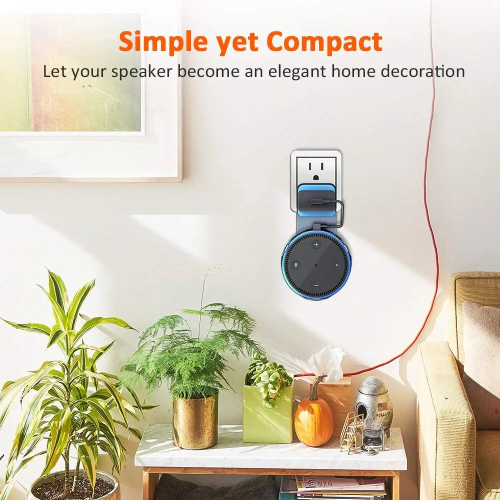Настенное крепление вешалка Amazon Echo Dot 2 поколения другие круглые голосовые