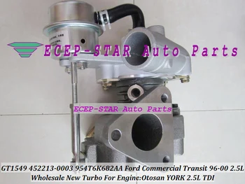 

Free Ship GT1549 452213 452213-5003S 452213-0002 X4T6K682AA Turbo For Ford Commercial Transit van YORK Otosan 97-00 2.5L TDI