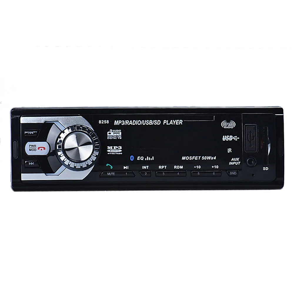 Bluetooth автомобильный Радио MP3-плеер Стерео Аудио красочный экран FM стерео радио ISO порт Поддержка USB CA