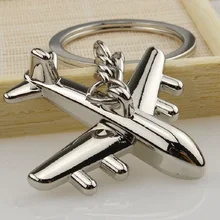 Брелок для ключей MISANANRYNE, модель серебряного самолета, высокое качество, популярный автомобильный брелок для мужчин и женщин, лучший подарок на день рождения, ювелирное изделие