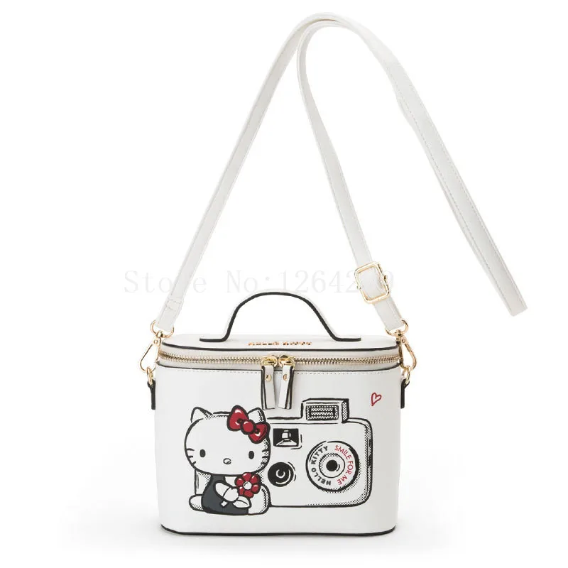 

New Fashion KT Girls PU White Messenger Bags Kids Shoulder Bag For Children