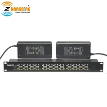 Gigabit Passive 12 порт PoE, poE патч Панель с 48 В 240 Вт Питание Мощность Over Ethernet для PoE Камера