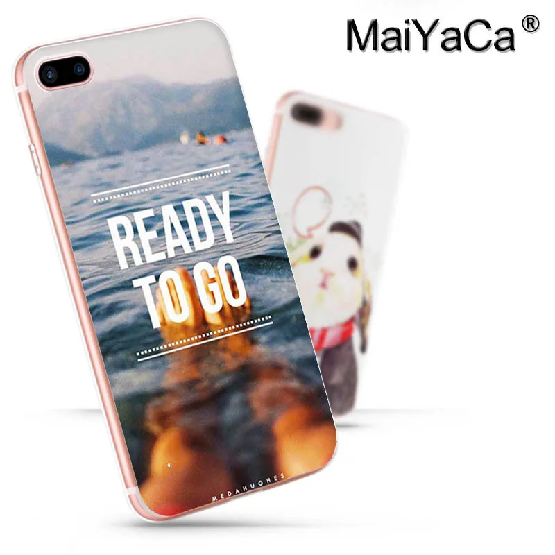 Мягкий чехол из ТПУ MaiYaCa для iPhone 6S 6plus 7 7plus 8 8Plus X 5 5S|Бамперы| |