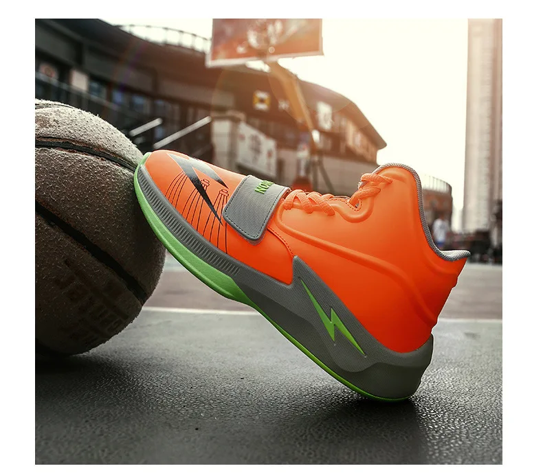 JYRhenium/Новинка; Мужская баскетбольная обувь на шнуровке; высокие кроссовки; двухцветные уличные кроссовки; Zapatillas de baloncesto; большие размеры; для взрослых и студентов