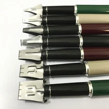 7Pcs/Box Fountain Pen Parallel Pen Black Ink Pen Set 2MM 3MM 4MM 5MM 7MM 9MM 11MM Caligraphy Gothic Letter Office Stationery
