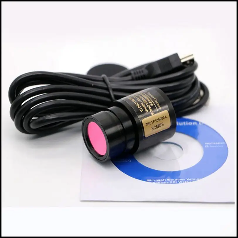 

5.0MP Video SCMOS Series Camera Free Drive Image Capture Industrial Electronic Eyepiece  with Adapter for  Stereo Microscope