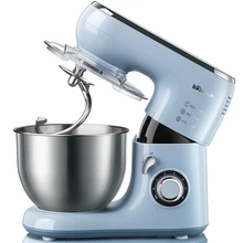 220 В Медведь Электрический тестомеситель 5L полный автоматический миксер для еды Крем Яйцо Beater еда блендер для леди подарок кухонный Настольный миксер