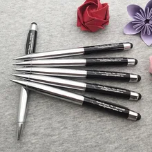 Персонализированные рождественские украшения для дома хороший Стилус ручки на заказ бесплатно с логотипом вашей компании для компании новогодние подарки