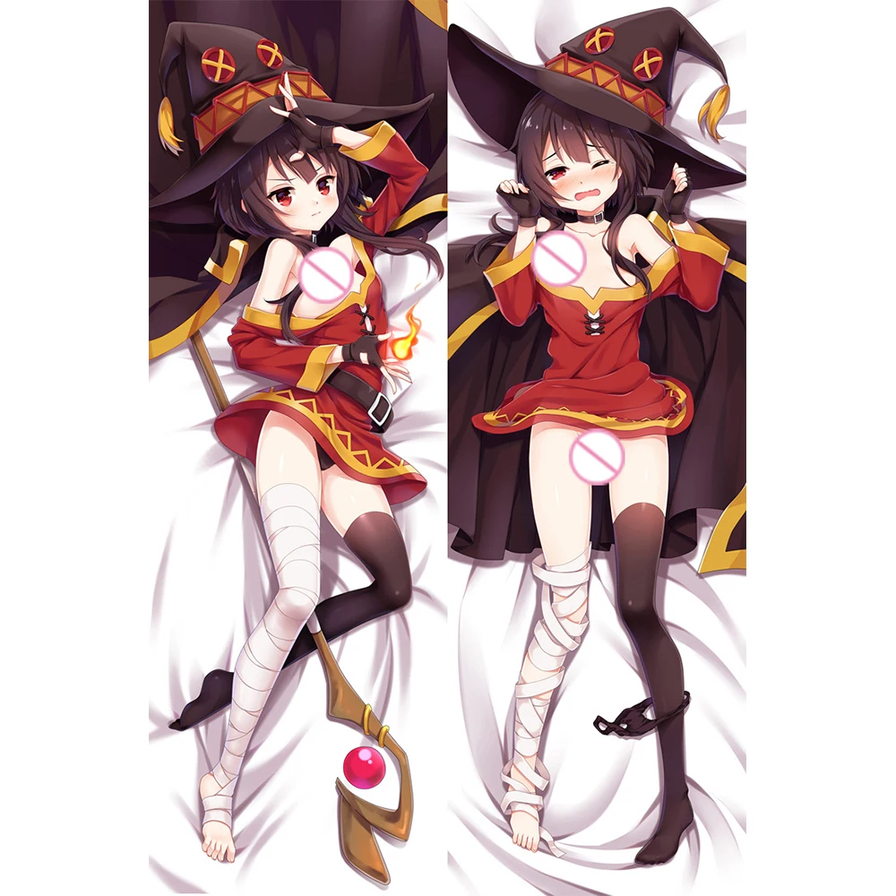 KonoSuba 2WT Dakimakura Чехол Благословение Бога на эту чудесную подушку чехол 50*150 см