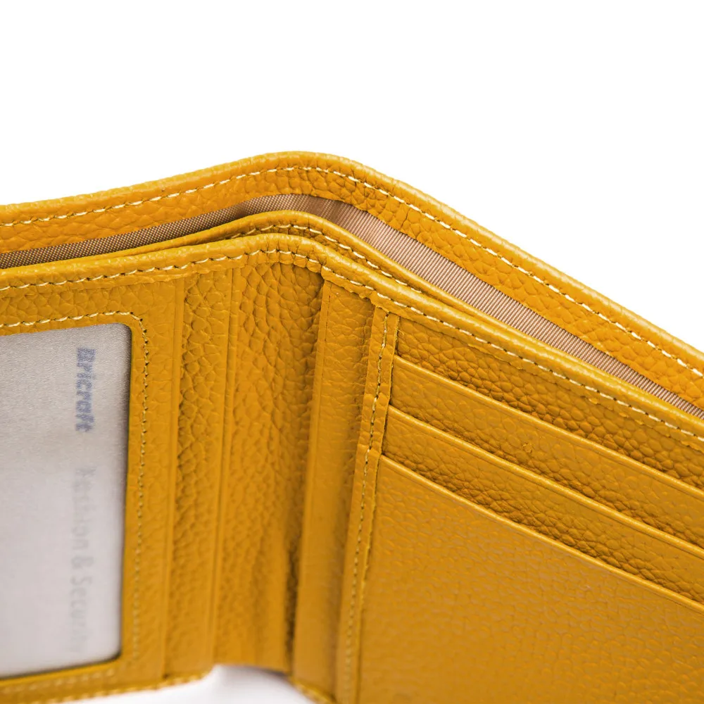 Genuine Leather RFID Blocking Wallet for Women Stop Electronic Pick Pocketing Credit Card Protector (8)