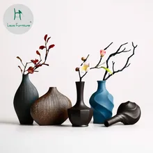 Луи моды гончарные китайские антикварные цветочные гончарные украшения труба фарфоровая ваза
