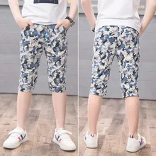 От 4 до 12 лет, камуфляжные пляжные шорты для мальчиков Новинка года, модные пляжные шорты летние детские повседневные шорты с принтом детские пляжные шорты