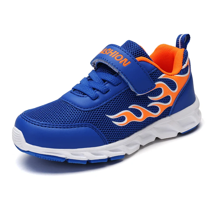 

2018 Fashion Kids Shoes for Girl Mesh Casual Breathable Children Running Tennis Hook Loop Trainers Sports Boys Sneakers 2017