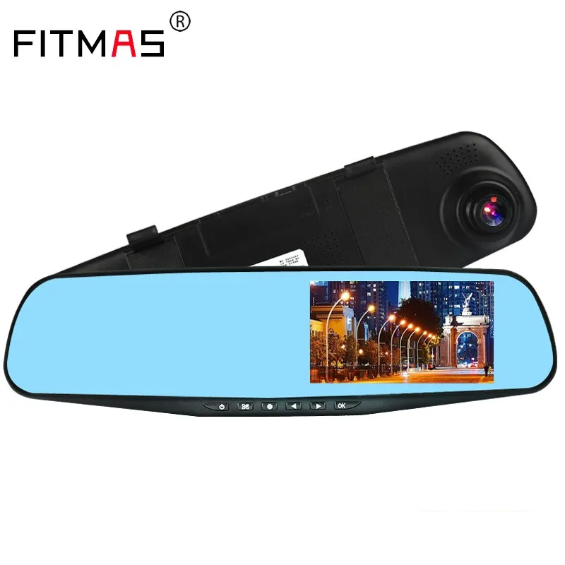 4.3 Inch Rear View Mirror Dashboard Cam Car Camera Dvr 170 Degree