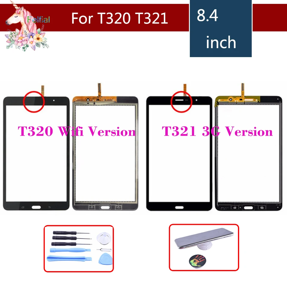 Оригинальный 8 4 &quotдля Samsung Galaxy Tab Pro SM T320 T321 сенсорный экран дигитайзер панель