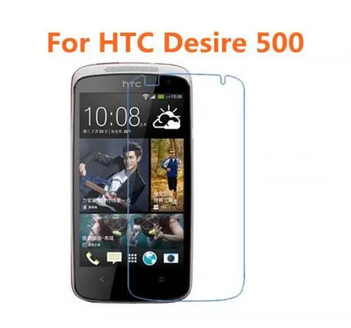 2.5D для HTC desire 500 закаленное стекло оригинальный защитный чехол Защитная пленка