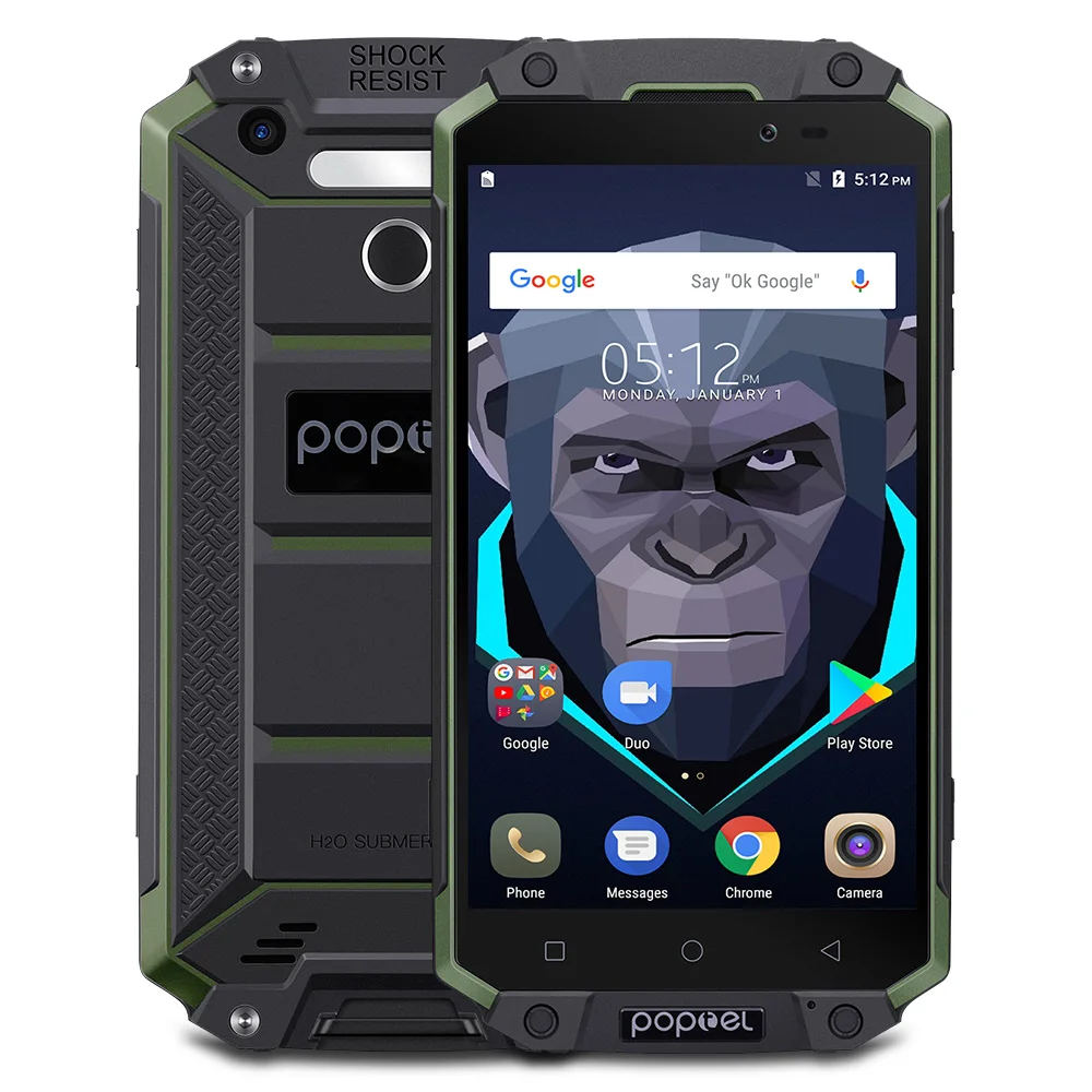 POPTEL P9000 Max 4 Гб 64 IP68 водонепроницаемый ударопрочный смартфон 5 &quotFHD MT6750V