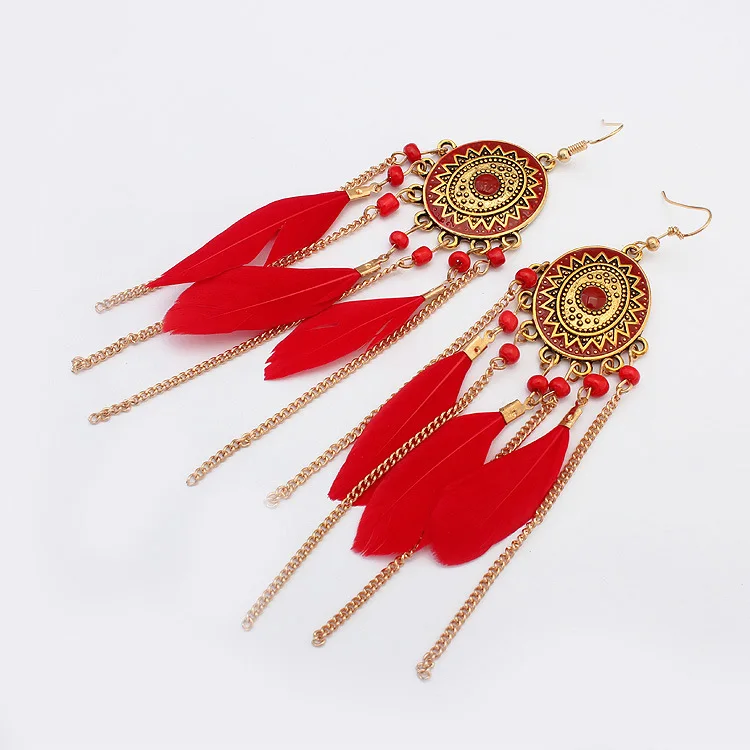 

Bridal Earrings korean fashion cherry luxury jewelry safety pin boucle doreille femme rainbow earrings jwelry for women circle
