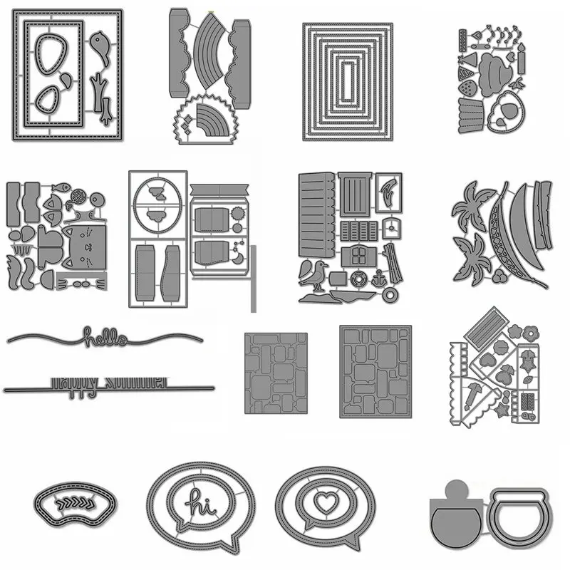 

LF Metal Cutting Dies For Scrapbooking DIY Card Album Making Stencil Crafts Embossing New 2019