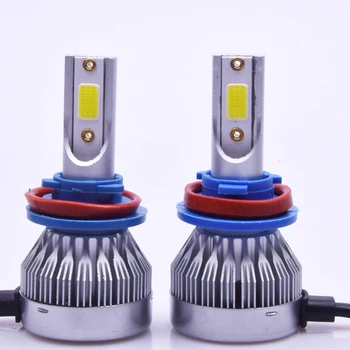 

2X FREE SHIPPING, CHEAPEST C1-F6 H11 72W 7600LM AUTO BULB KIT LIGHTS , LED LAMP WHITE