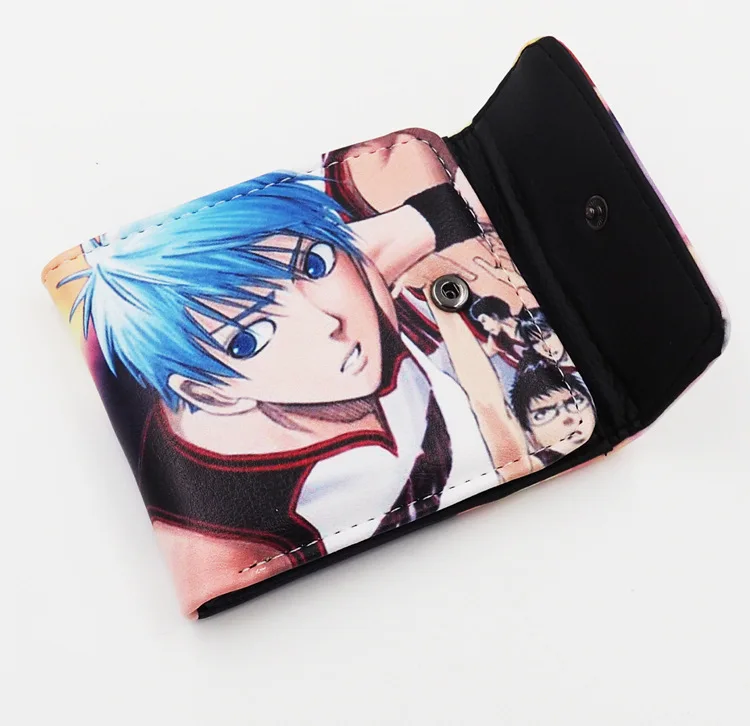 Японский Аниме Kuroko no Basket Sunspot Basketball Tetsuya Kagami Taiga PU короткий кошелек с красочным