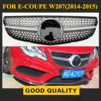 

Diamond style Front Grille Fit for W207 Facelifted E-coupe Replacement Silver Color for Mercedes Grill Star Decoration 2014 2015