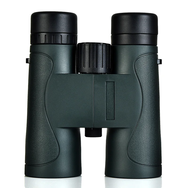 BIJIA военный HD 10x42 бинокль профессиональный водонепроницаемый охотничий телескоп высокое качество зрение окуляр армейский зеленый/черный - Цвет: Green