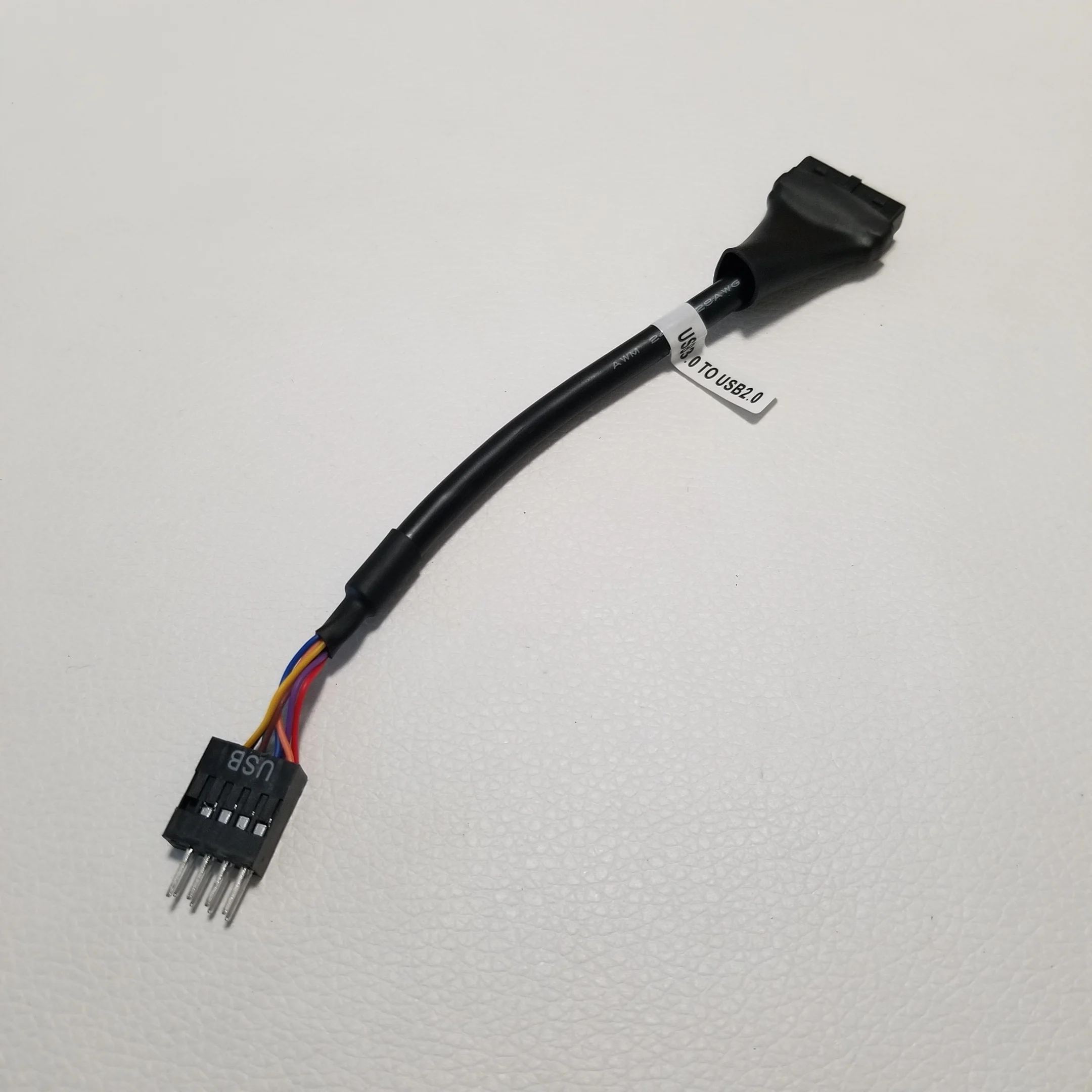 Материнская плата USB 3 0 Женский 20Pin к 2 Мужской 9pin корпус удлинитель Кабель-адаптер
