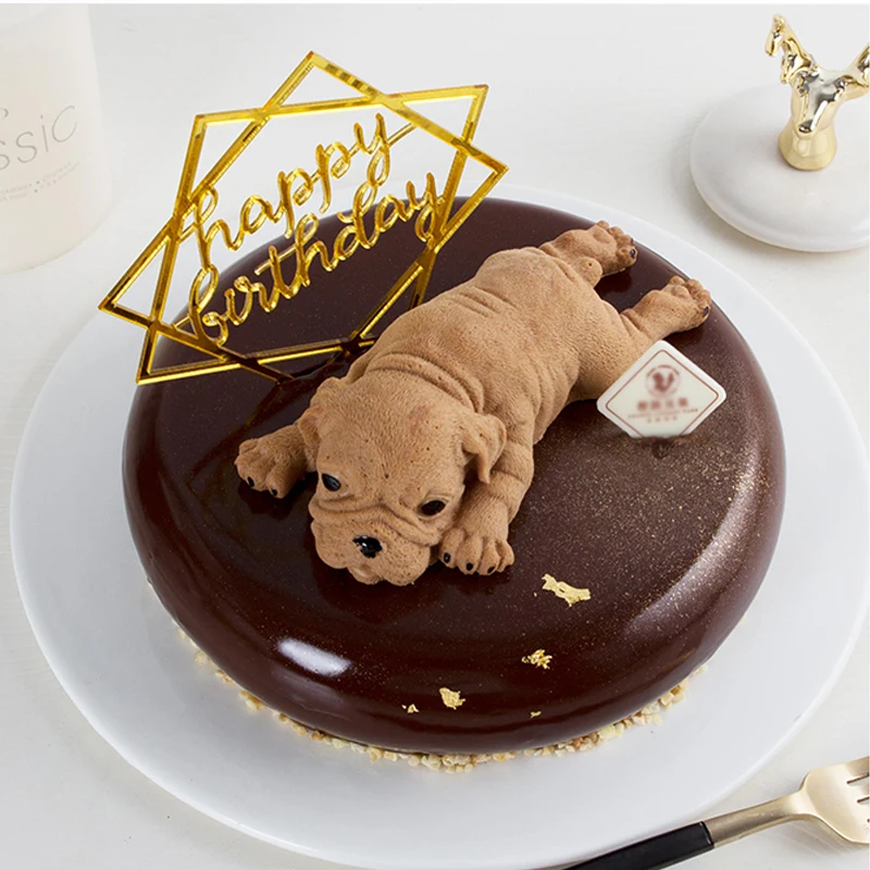 dog chocolate cake