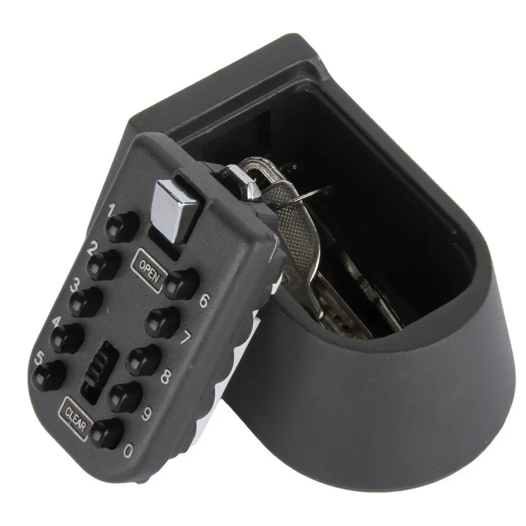 

Promotion! Wall-Mounted Key Storage Key Safe Box with 10-digit Combination Lock