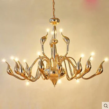

Postmodern minimalist chandelier Nordic living room chandelier designer atmosphere Swan chandelier creative personality restaura