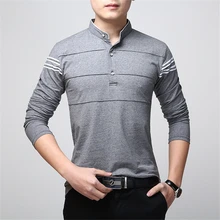 ARCSINX, приталенная Мужская рубашка поло размера плюс, 5XL, 4XL, XXXL, Мужская рубашка поло с длинным рукавом, синяя Повседневная Хлопковая мужская рубашка Поло