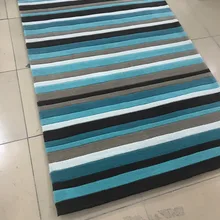 Высококачественный Средиземноморский акриловый коврик, большой ковёр для гостиной, синие Коврики для спальни, чайный стол, Прямоугольный Коврик для пола