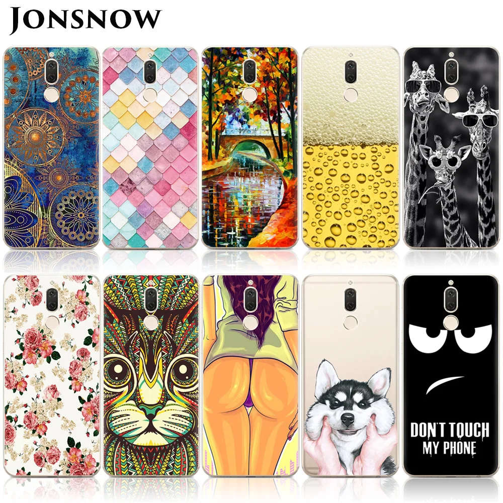 N-KHW1928_1_JONSNOW Case for Huawei Mate 10 Lite 5.9 inch Printing Soft TPU Phone Back Protective Cover for Huawei Mate 10 Lite