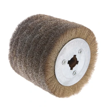 

Deburring Abrasive Stainless Steel Wire Round Brush Polishing Grind Buffer Wheel zhongliangcuowu