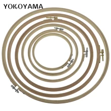 YOKOYAMA набор рамок для вышивания обручей из бамбука, деревянные кольца для вышивания, домашний набор для рукоделия, инструменты для рукоделия, 8 размеров