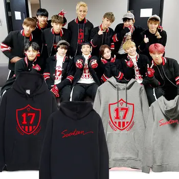 

ALLKPOPER KPOP GOING Seventeen Cap Hoodie Sweatershirt 17 Sweatershirt Unisex DINO HOSHI WOOZI