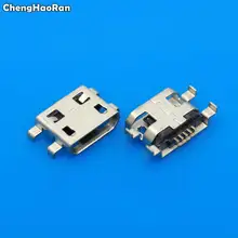 ChengHaoRan 2-50 шт. разъем Micro USB 5pin 0,8 мм B Тип Женский Micro USB разъем порт зарядки разъем для Alcatel One Touch