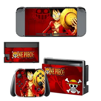 

Anime One Piece Luffy Skin Sticker vinyl for NintendoSwitch Sticker Skin for Nintend Switch NS Console and Joy-Con Controller