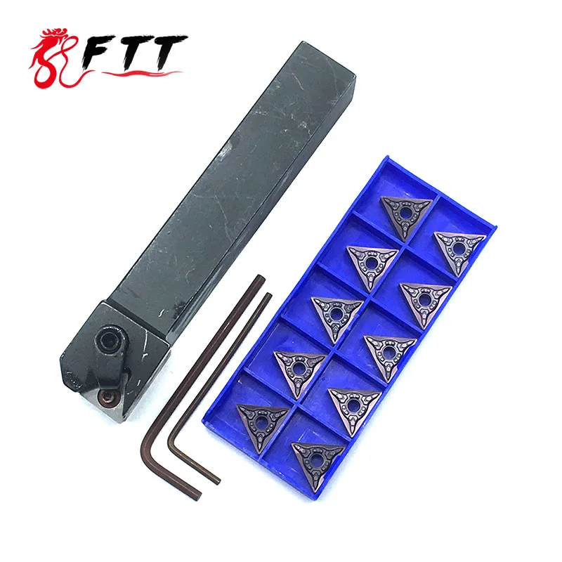 

1pc MTFNR1616H16 Turning Tool Holder TNMG160404 PM Cutting Lathe Machine CNC Metal Turning Tools Set
