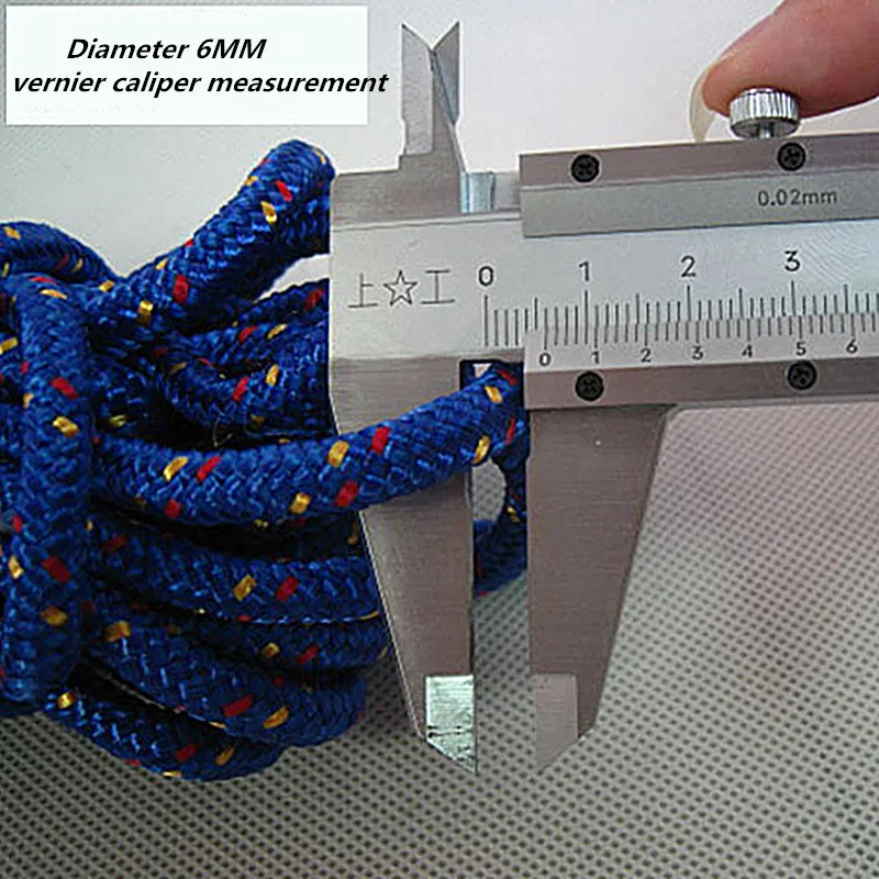 6MM Paracord 450kg load-bearing outdoor escape life Safety rope spare climbing umbrella rope high-strength nylon rope Paracord04