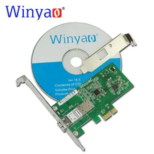 Winyao wy8105fx pci-e x1 100fx SFF lc(1310nm 10 км) desktop Волокно Ethernet адаптер сетевой карты для rtl8105e 100 Мбит/с NIC