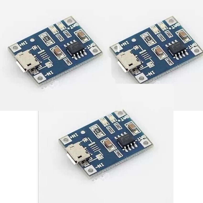 3 PCS TP4056 1A Lipo Battery Charging Board Charger Module Lithium Battery DIY MICRO USB Interface Port F17701-3 цена 3 PCS TP4056 1A Lipo Battery Charging Board Charger Module Lithium Battery DIY MICRO USB Interface Port F17701-3 цены онлайн